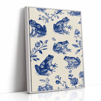 AL0225 - Premium Art Print - White Framed Canvas image 1