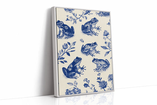 AL0225 - Premium Art Print - White Framed Canvas image 1