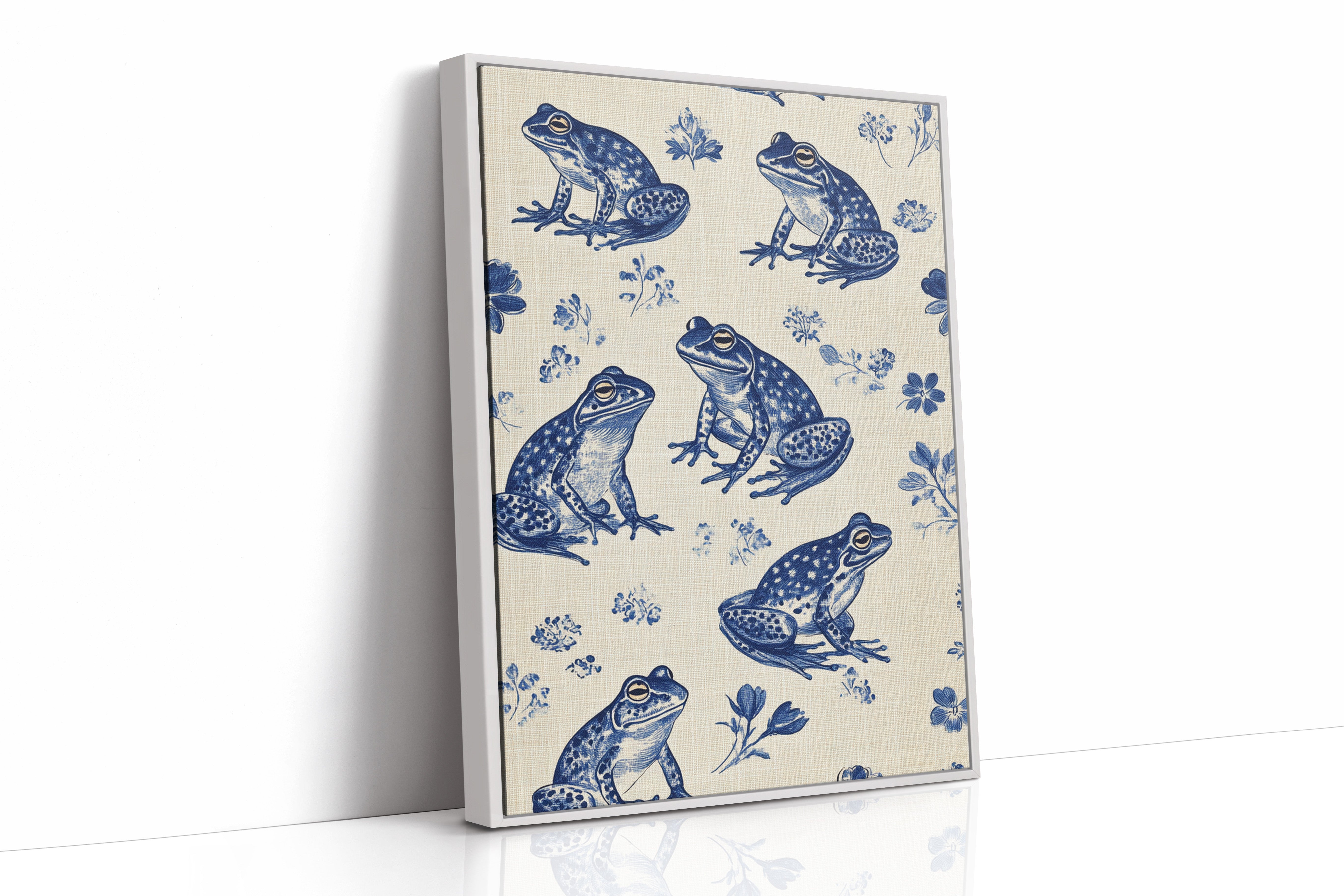 AL0226 - Premium Art Print - White Framed Canvas image 1