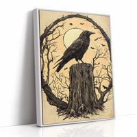 AL0230 - Premium Art Print - White Framed Canvas image 1