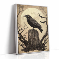 AL0231 - Premium Art Print - White Framed Canvas image 1