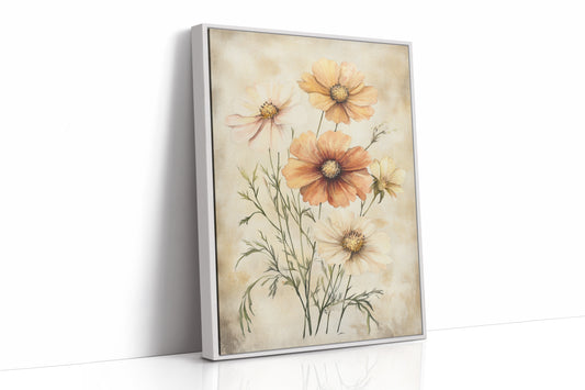 AL0232 - Premium Art Print - White Framed Canvas image 1