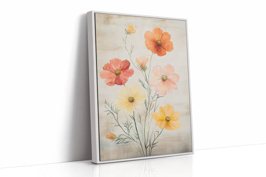 AL0234 - Premium Art Print - White Framed Canvas image 1