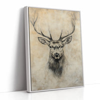 AL0235 - Premium Art Print - White Framed Canvas image 1