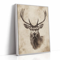 AL0236 - Premium Art Print - White Framed Canvas image 1