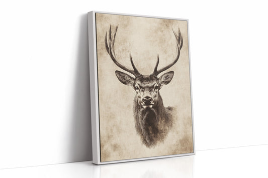 AL0236 - Premium Art Print - White Framed Canvas image 1