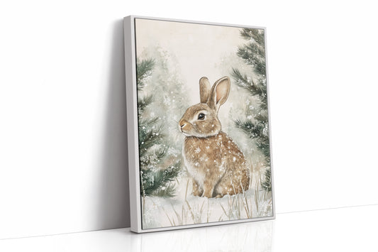 AL0237 - Premium Art Print - White Framed Canvas image 1