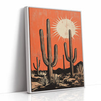 AL0239 - Premium Art Print - White Framed Canvas image 1