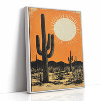 AL0240 - Premium Art Print - White Framed Canvas image 1