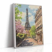 AL0241 - Premium Art Print - White Framed Canvas image 1