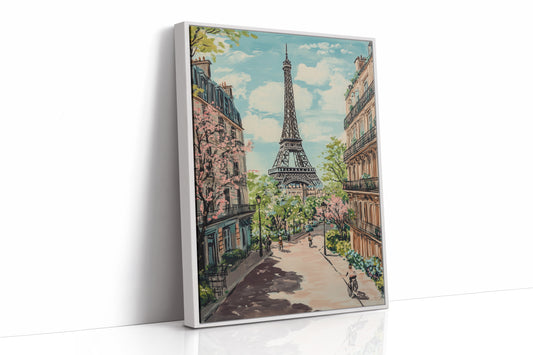 AL0242 - Premium Art Print - White Framed Canvas image 1