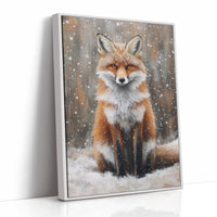 AL0244 - Premium Art Print - White Framed Canvas image 1