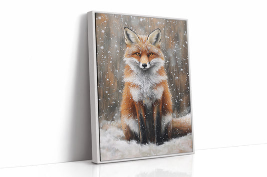 AL0244 - Premium Art Print - White Framed Canvas image 1