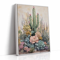 AL0246 - Premium Art Print - White Framed Canvas image 1