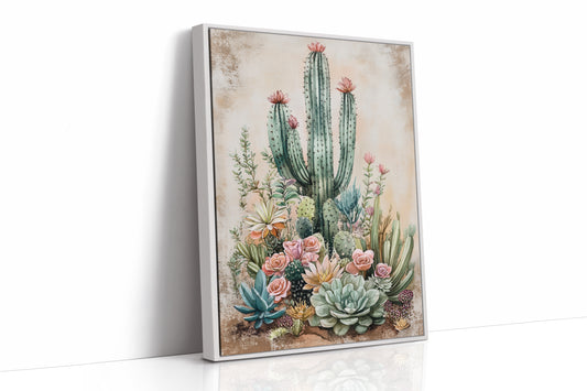 AL0248 - Premium Art Print - White Framed Canvas image 1