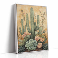 AL0249 - Premium Art Print - White Framed Canvas image 1