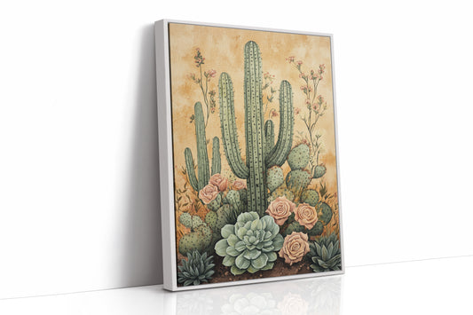 AL0249 - Premium Art Print - White Framed Canvas image 1