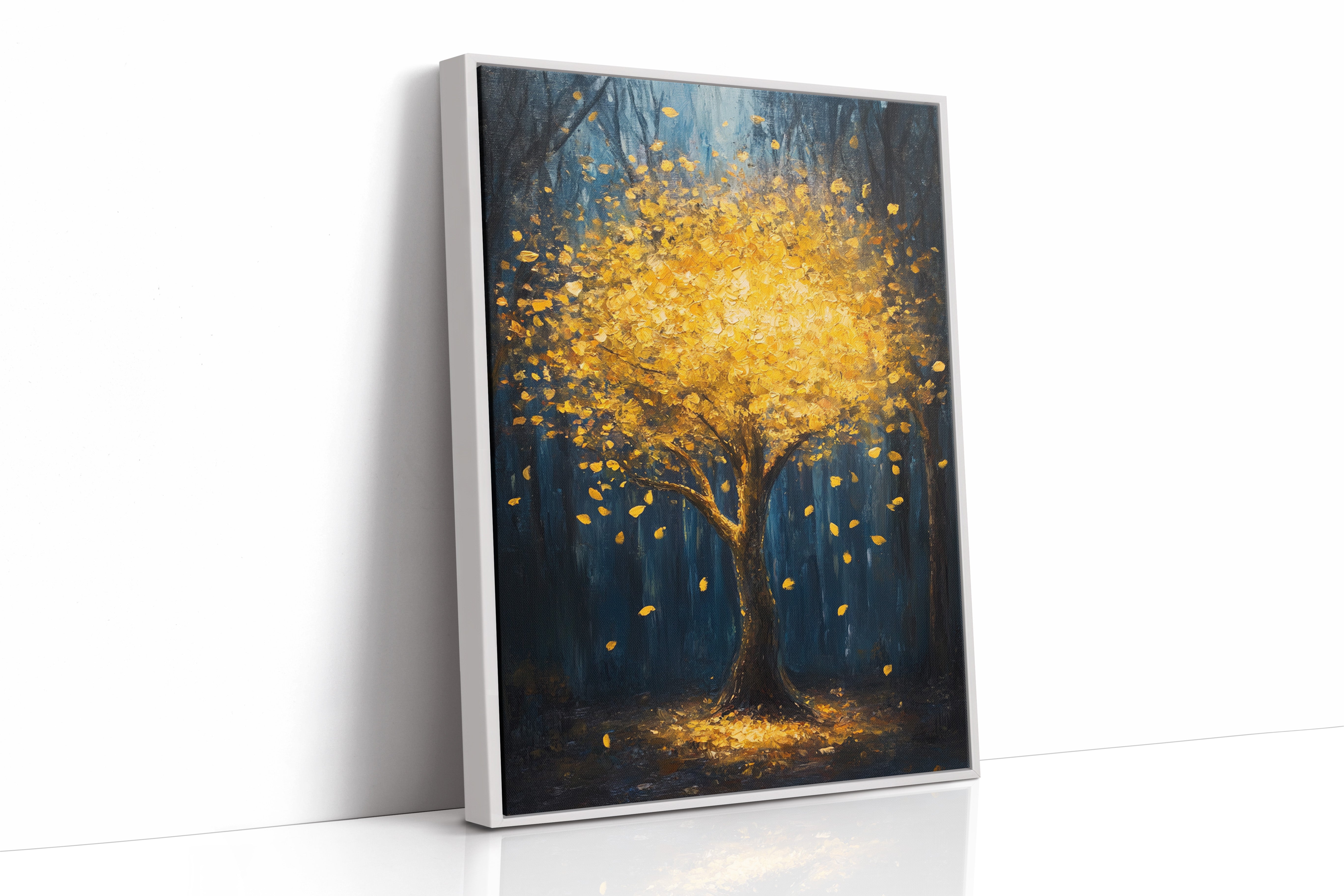 AL0250 - Premium Art Print - White Framed Canvas image 1