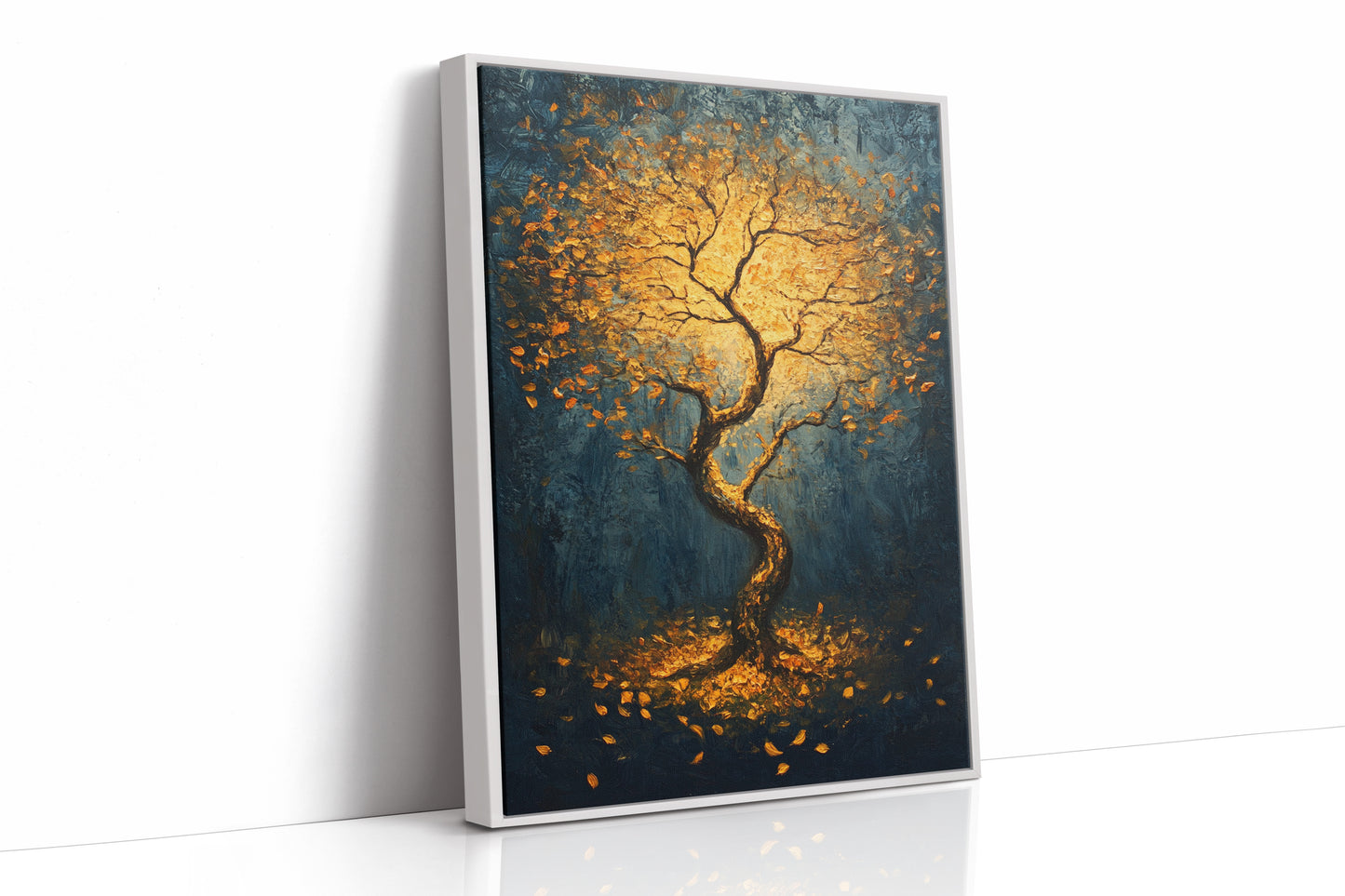 AL0251 - Premium Art Print - White Framed Canvas image 1