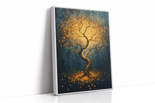 AL0251 - Premium Art Print - White Framed Canvas image 1