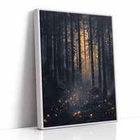 AL0252 - Premium Art Print - White Framed Canvas image 1