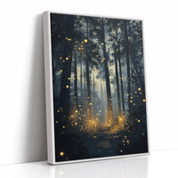 AL0253 - Premium Art Print - White Framed Canvas image 1