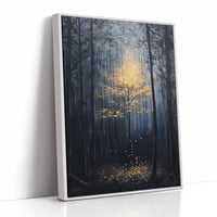 AL0254 - Premium Art Print - White Framed Canvas image 1