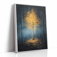 AL0255 - Premium Art Print - White Framed Canvas image 1