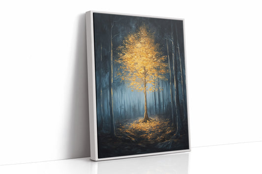 AL0255 - Premium Art Print - White Framed Canvas image 1