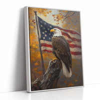 AL0257 - Premium Art Print - White Framed Canvas image 1