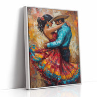 AL0258 - Premium Art Print - White Framed Canvas image 1