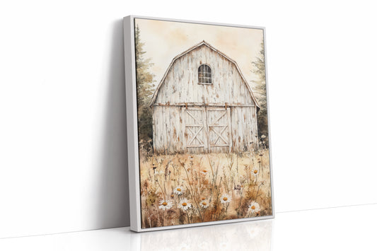 AL0263 - Premium Art Print - White Framed Canvas image 1
