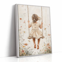 AL0267 - Premium Art Print - White Framed Canvas image 1