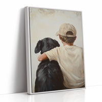 AL0270 - Premium Art Print - White Framed Canvas image 1