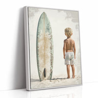 AL0273 - Premium Art Print - White Framed Canvas image 1