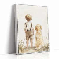 AL0275 - Premium Art Print - White Framed Canvas image 1