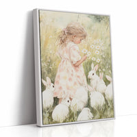 AL0280 - Premium Art Print - White Framed Canvas image 1