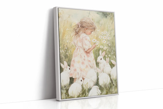 AL0280 - Premium Art Print - White Framed Canvas image 1