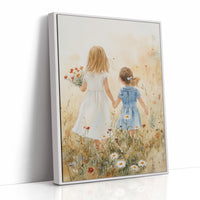 AL0281 - Premium Art Print - White Framed Canvas image 1