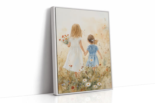 AL0281 - Premium Art Print - White Framed Canvas image 1