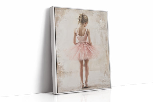 AL0283 - Premium Art Print - White Framed Canvas image 1