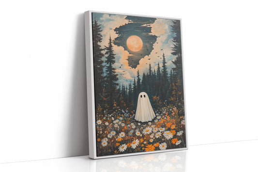AL0291 - Premium Art Print - White Framed Canvas image 1