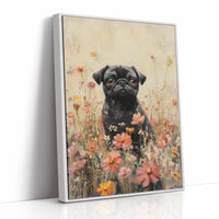 AL0296 - Premium Art Print - White Framed Canvas image 1