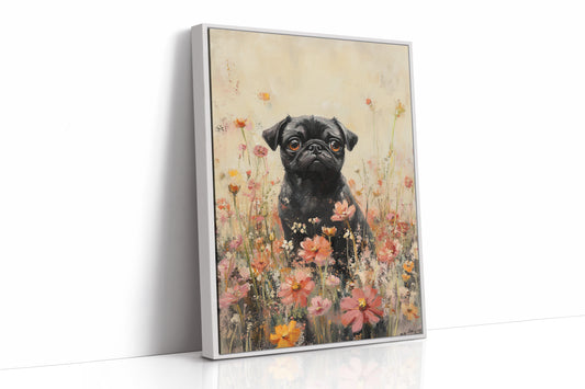 AL0296 - Premium Art Print - White Framed Canvas image 1