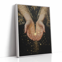 AL0297 - Premium Art Print - White Framed Canvas image 1