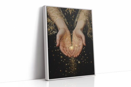 AL0297 - Premium Art Print - White Framed Canvas image 1