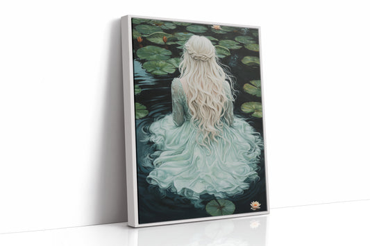AL0301 - Premium Art Print - White Framed Canvas image 1