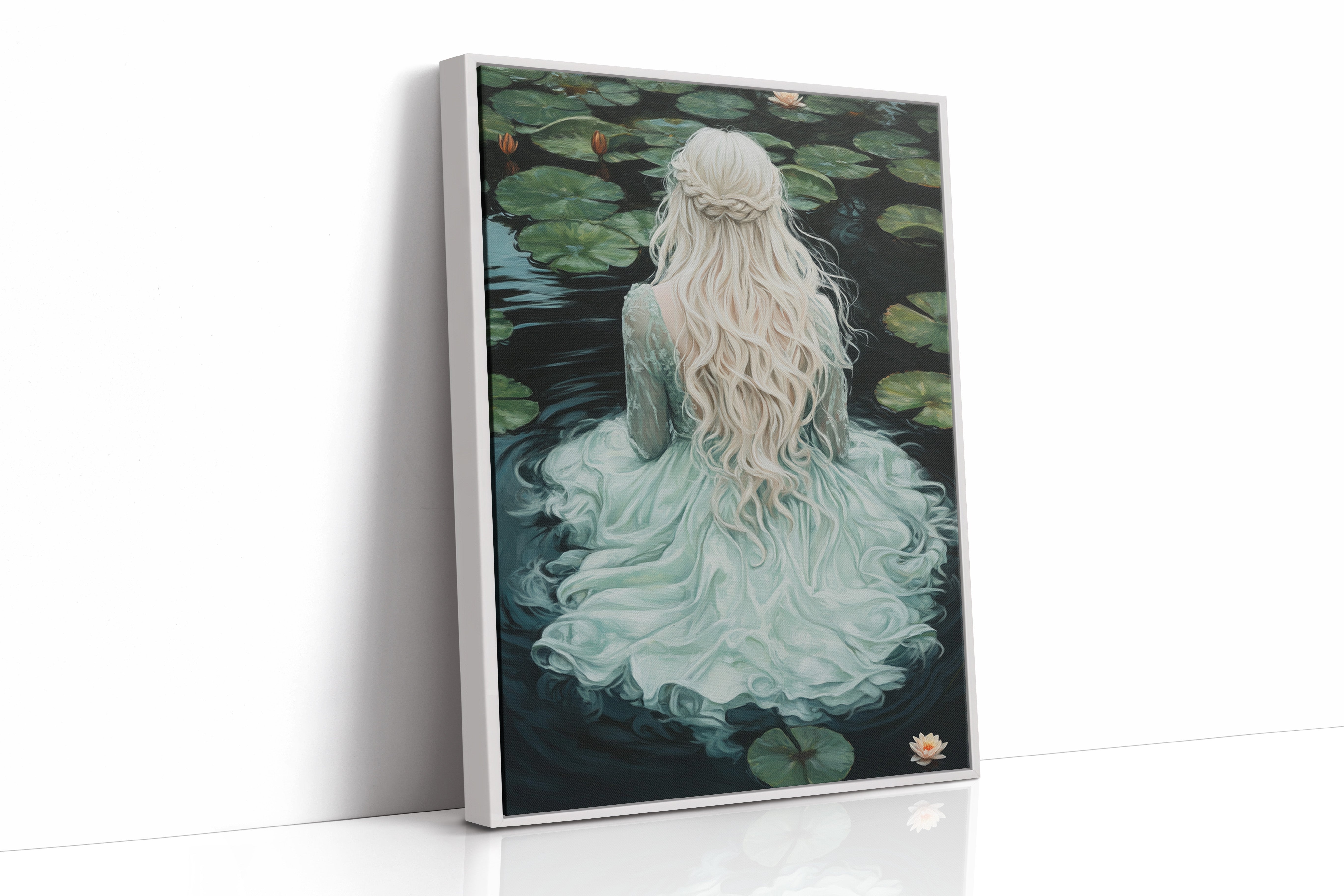 AL0301 - Premium Art Print - White Framed Canvas image 1