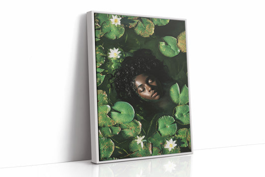 AL0304 - Premium Art Print - White Framed Canvas image 1