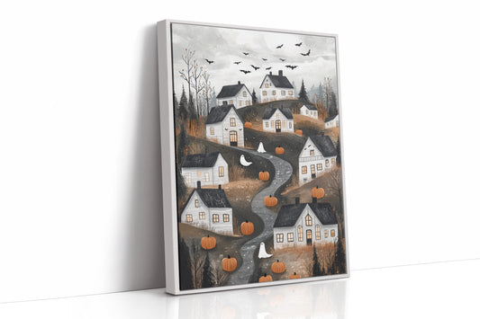 AL0308 - Premium Art Print - White Framed Canvas image 1